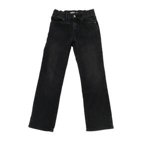 Old Navy Black Straight Leg Adjustable Waist Jeans Size 10 Kids